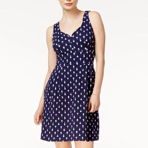 Maison Jules Printed A-Line Women’s Dress